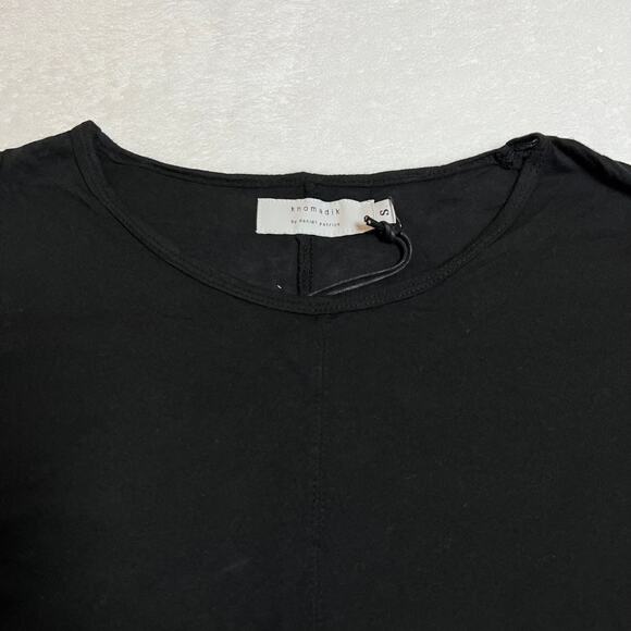 Knomadik by Daniel Patrick Crewneck Tunic Top Size Small NEW Cotton Minimalist - Picture 3 of 7